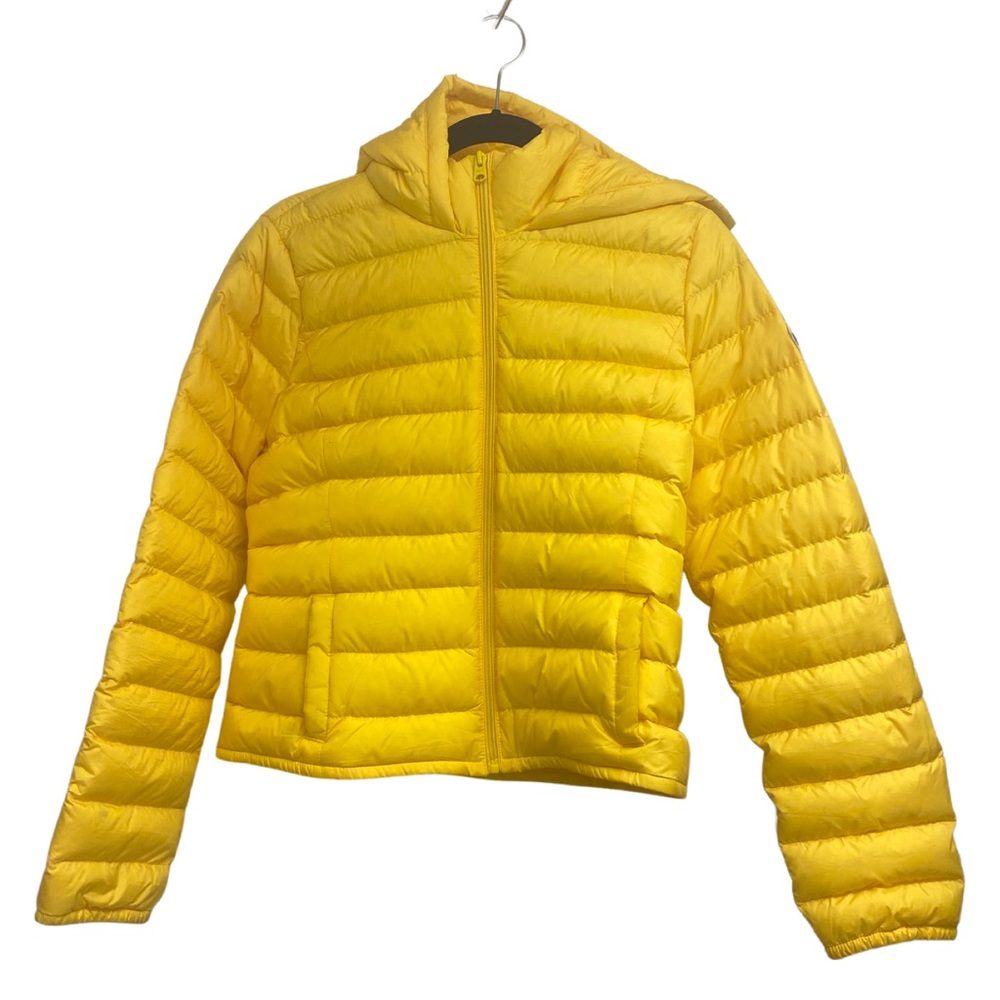 Abercrombie yellow lightweight puffer jacket